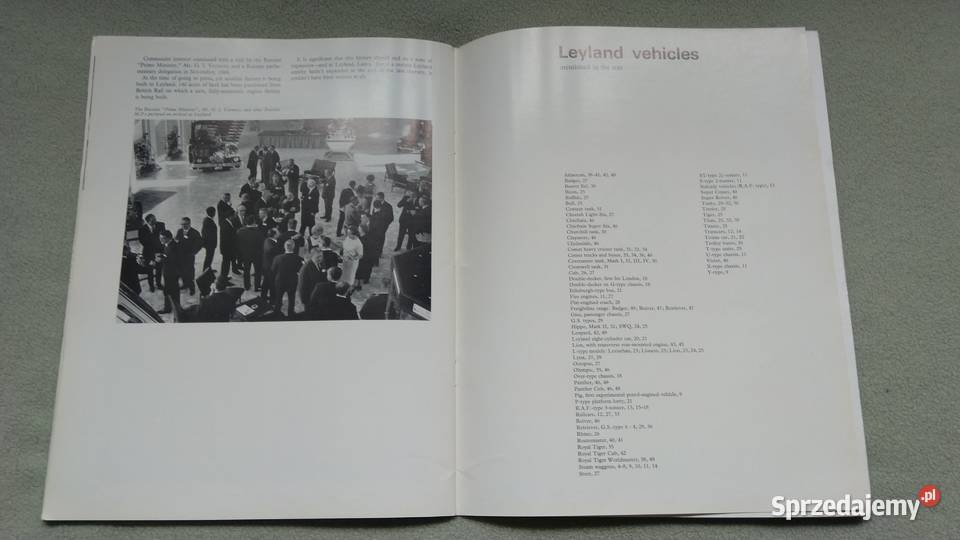 Broszury Leyland 1966 rarytas Warszawa
