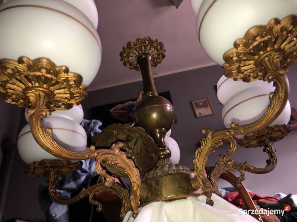 ŻYRANDOL mosiężny stan POLAM