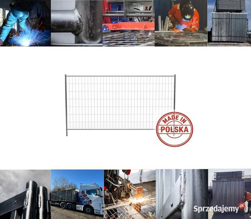 Ogrodzena budowane tymczasowe panel ażurowy 350 Sosnowiec