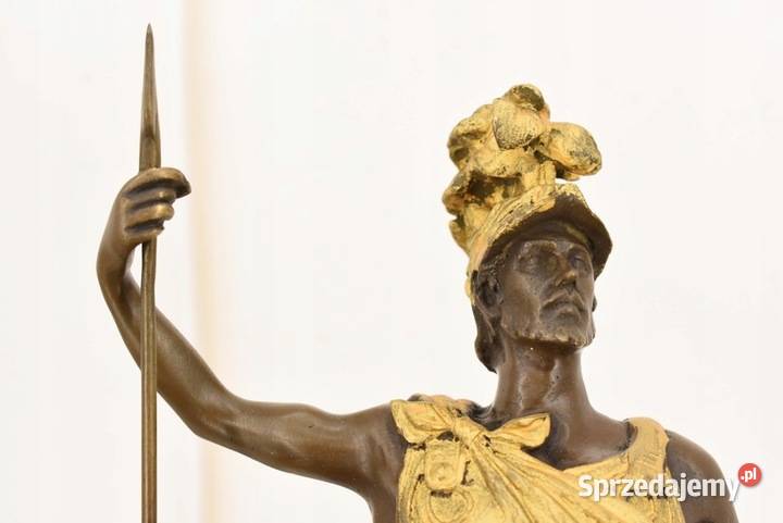 Gladiator w Złotej Zbroi Rzymski Wojownik Figura Kraków sprzedam