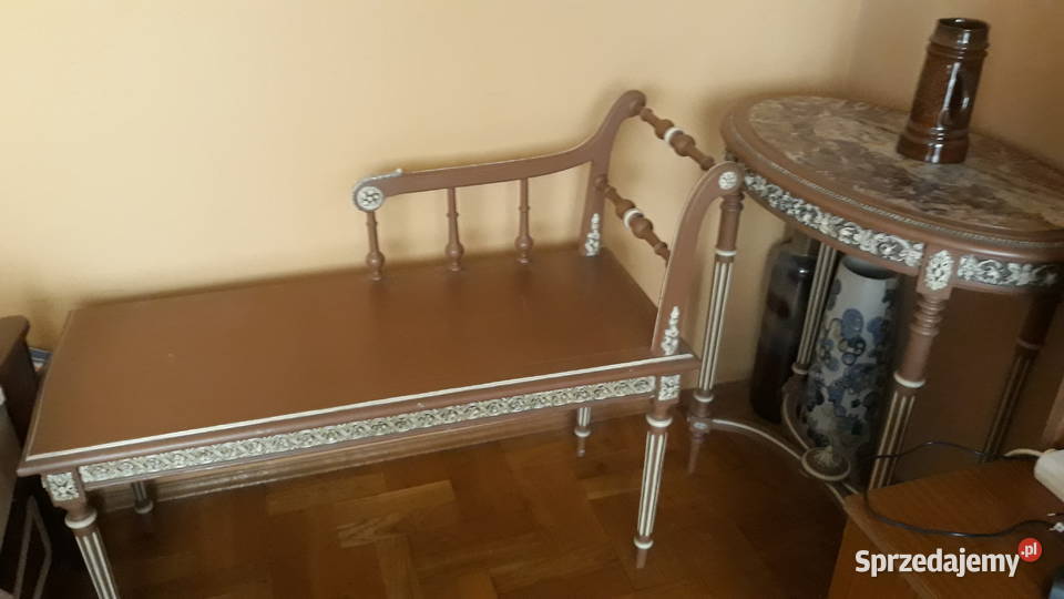 Lawa i stolik z blatem marmurowym Meble dolnośląskie Wrocław sprzedam