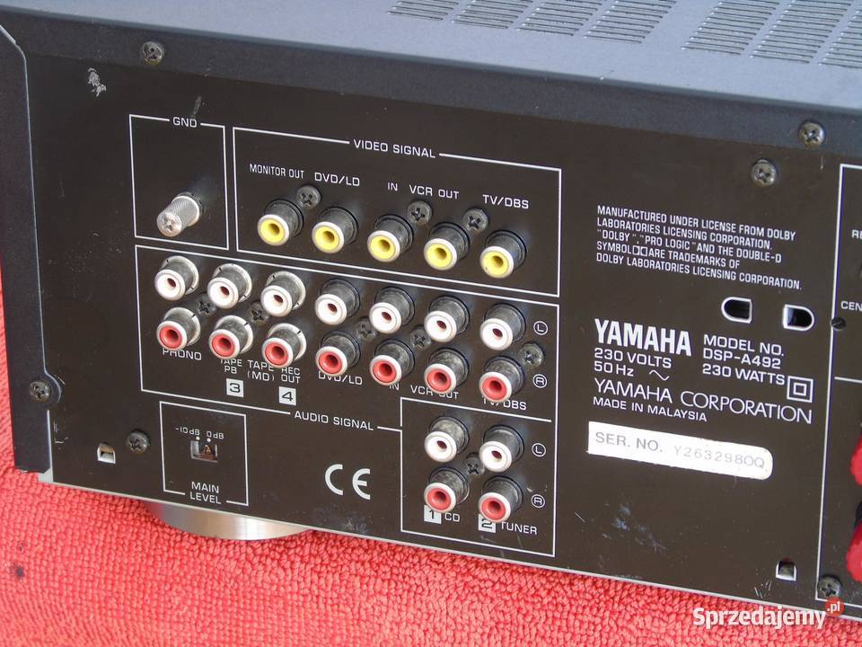 Wzmacniacz Yamaha DSPA492 mocny i sprawny Jasło
