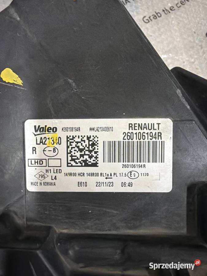 Dacia Duster 2 II lift lampa Led przednia prawa