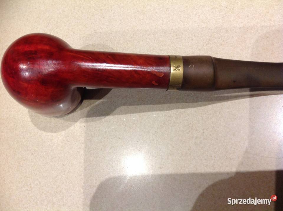 Stara Fajka Drewniana Sygnowana Nowa Sól