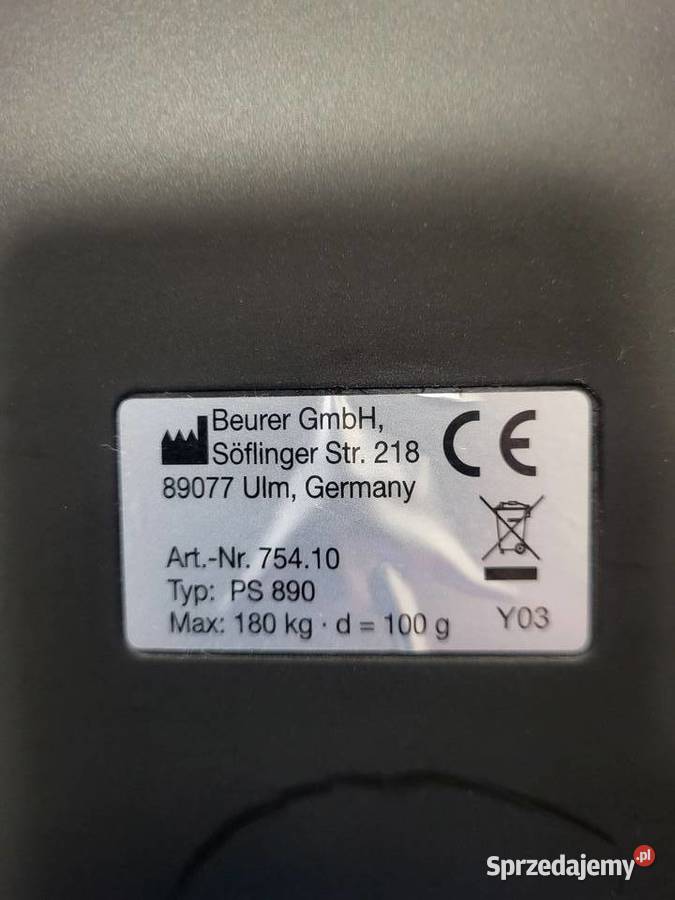 Smart waga premium Beurer 890 Kruszyn