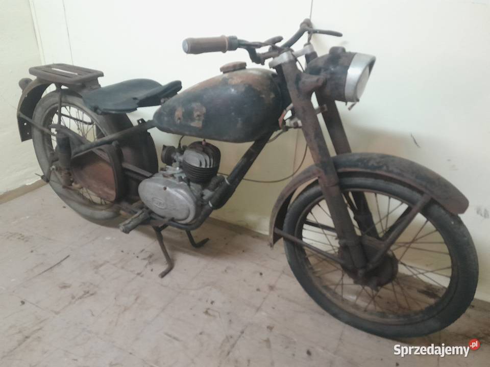 Csepel 125 wsk shl sokół motocykl z minionej Tychów Nowy