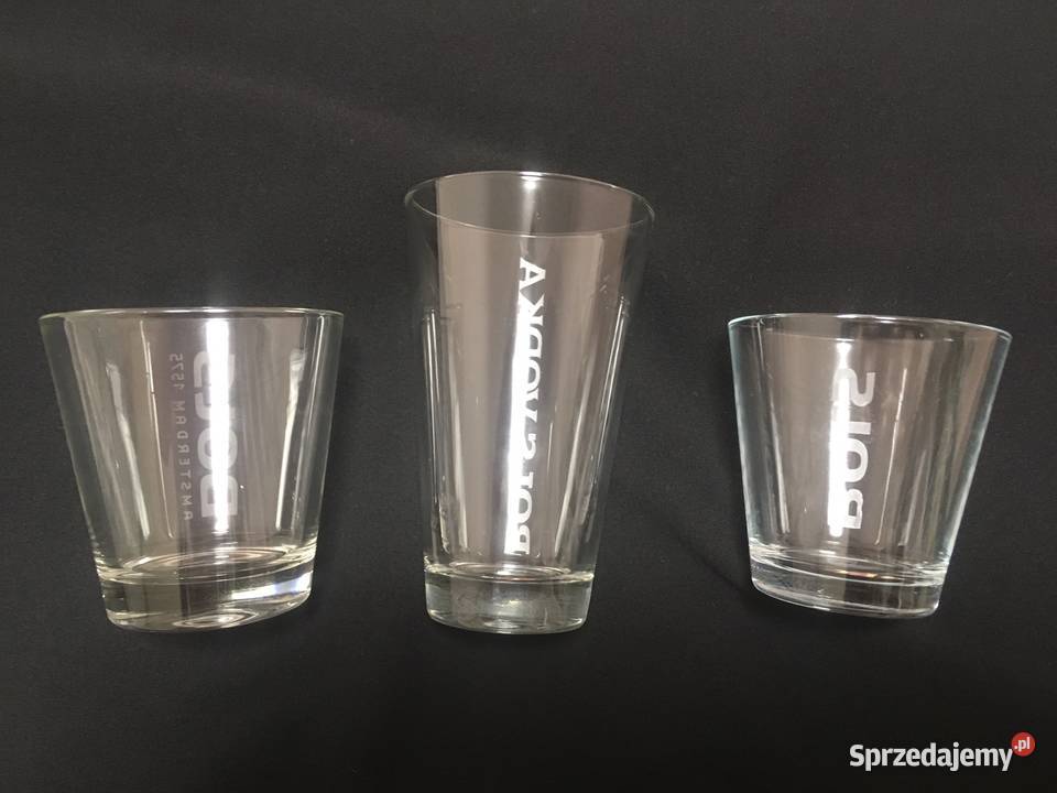 Szklanki szklana Bols komplet Kołobrzeg