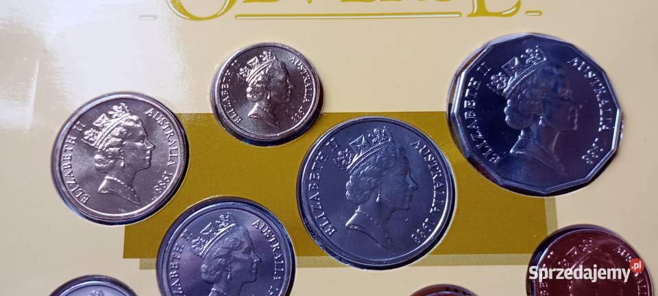 Stare monety 1988 set Australia stan menniczy Lesko sprzedam