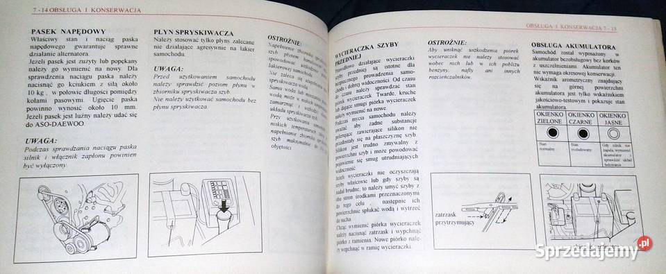 DaewooFSO Lanos Instrukcja Obsługi Pozostałe Chełm sprzedam