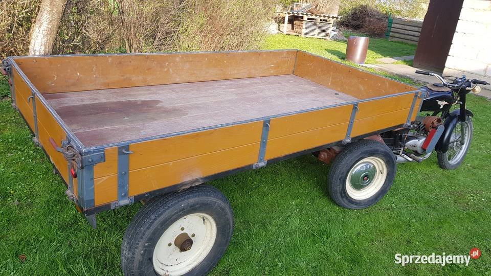 Trójkołowiec wsk 125 z przyczepką 6000km Haczów