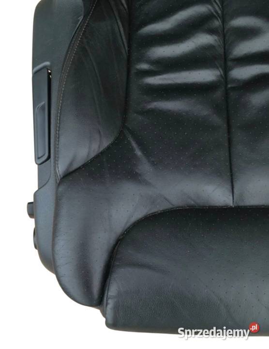 FOTEL PRZÓD PRAWY PASAŻERA CZARNA SKÓRA VW Działoszyce