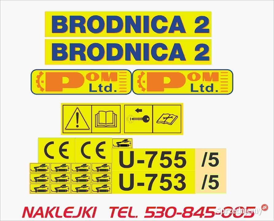 Naklejki POM Brodnica wielkopolskie