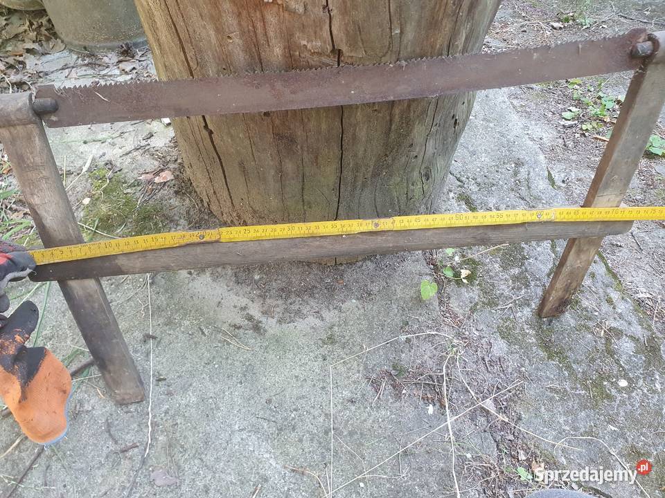 Piła ramowa stolarska przedwojenna stara Warszawa