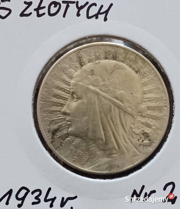 5 Głowa kobiety 1934 r 2 najniższy nakład Super Konin