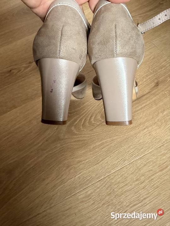 Buty półbuty ze skóry czółenka Czółenka Zielona Góra