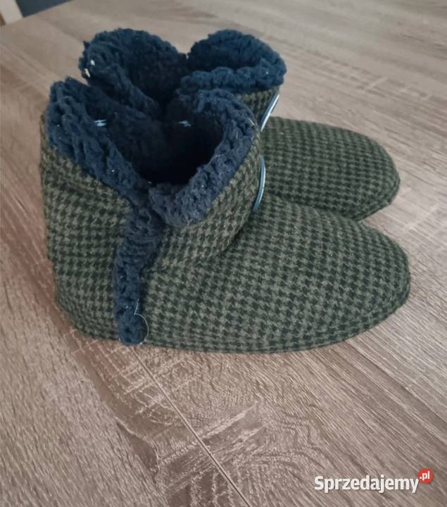 Buty kapcie pantofle kratka pepitka Krosno