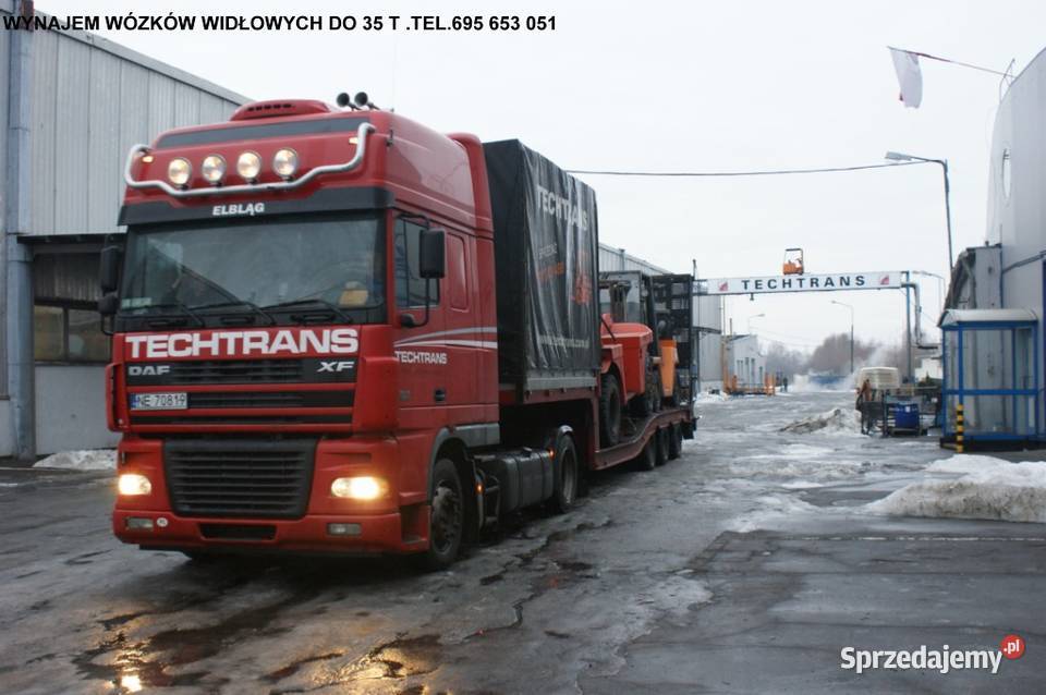 Wózek widłowy 8 ton Linde Diesel osprzęt regulowane widły Elbląg
