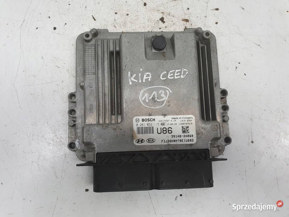 Kia Ceed II 16 CRDI STEROWNIK SILNIKA komputer Rudka