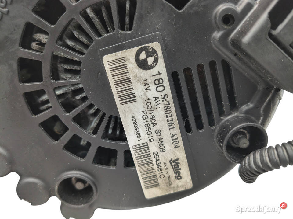 ALTERNATOR VALEO BMW 1 3 5 E81 E90 E60 F10 20D Chełm