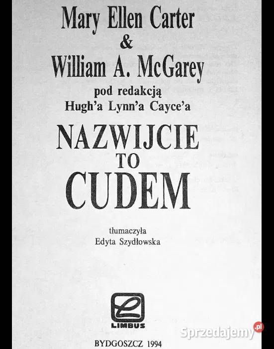 Nazwijcie to cudem Mary Ellen Carter William A Chełm