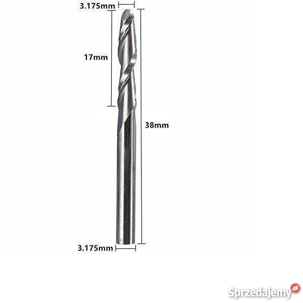 Frez cnc kulowy kulisty weglik 3175mm 2p śląskie Czechowice-Dziedzice