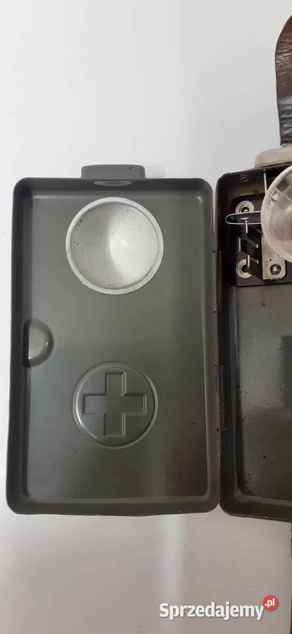 1940 r Szwajcarska Latarka Wojskowa Szkło Białystok sprzedam