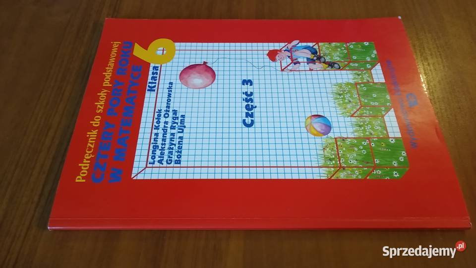 Cztery pory roku w matematyce podręcznik klasa 6 sprzedam