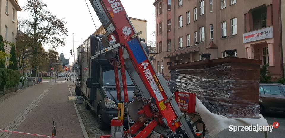 Zwyszka drabina dekarska usługa dostarczenia Materiały budowlane śląskie Bielsko-Biała
