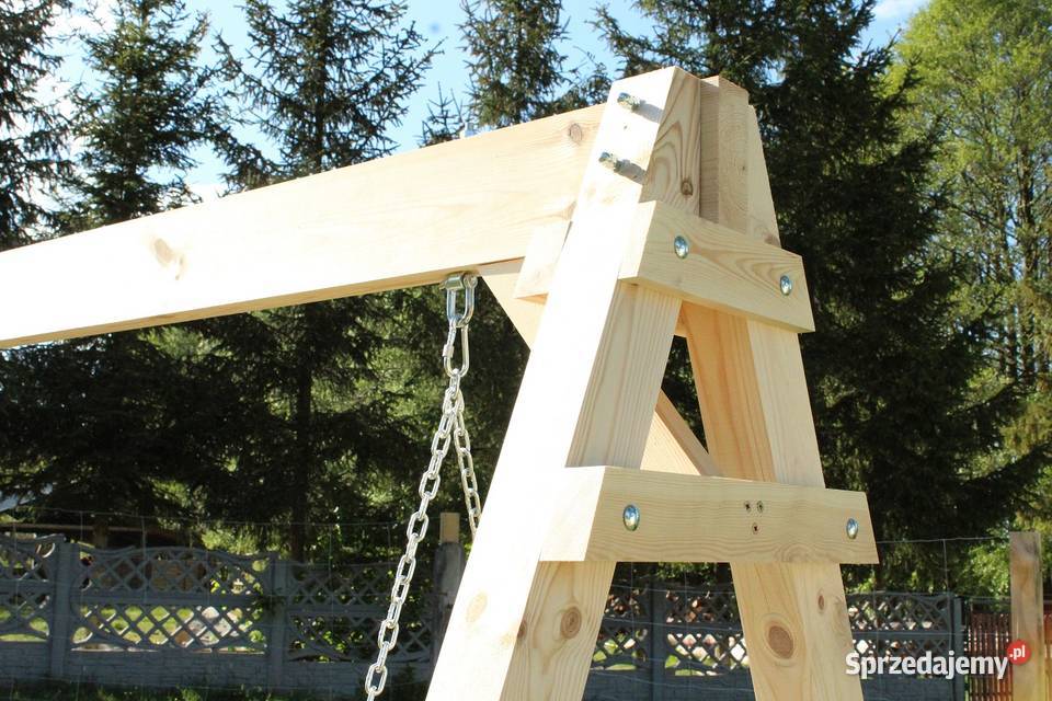 Huśtawka Ogrodowa Drewniana 3 Osobowa Producent Przyszów