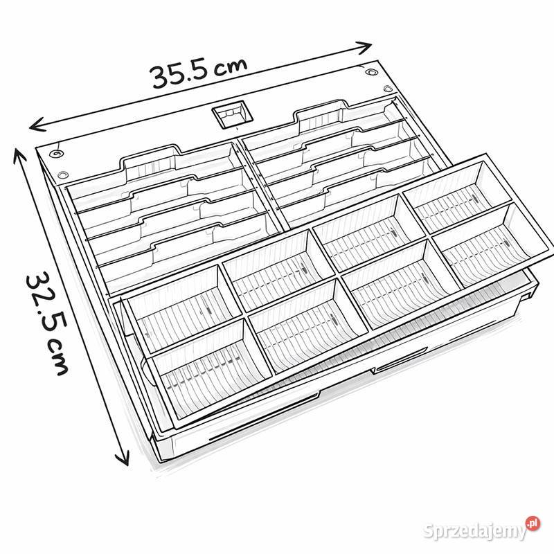 Wkład do szuflady na monety i banknoty typ 8C8B