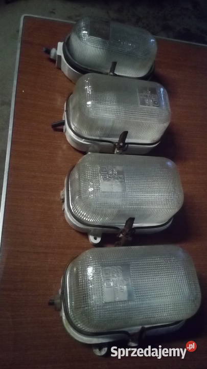 Oprawy piwniczne lampy przemyslowe szklane Augustów sprzedam