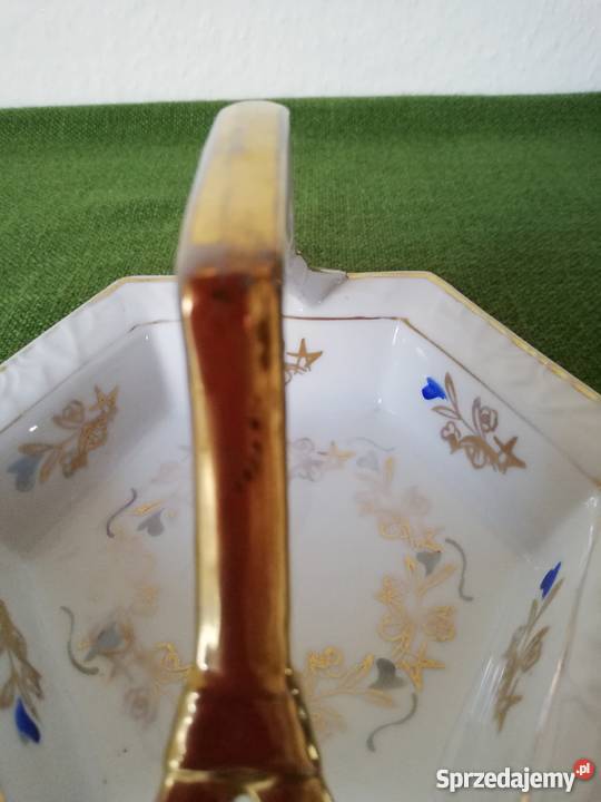 Stara porcelana koszyczek patera Ropa