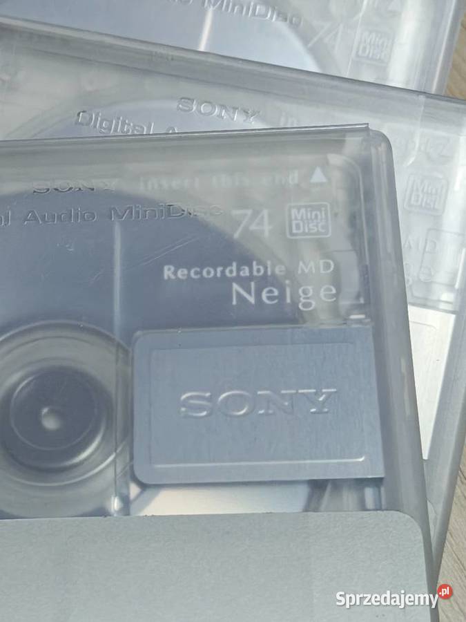MiniDisc MD SONY Neige 74 Maxell OZBlack Disk 80