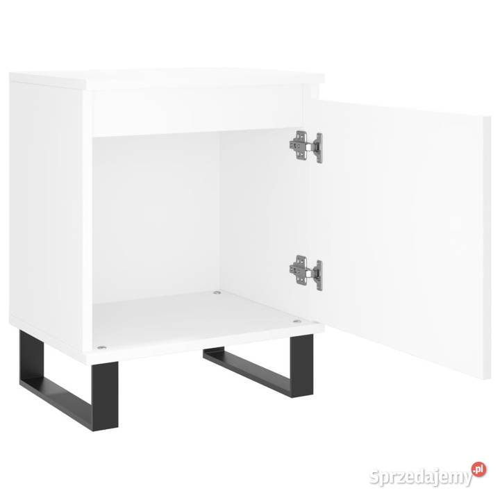 Szafki nocne 2 białe 40x30x50 materiał Warszawa sprzedam