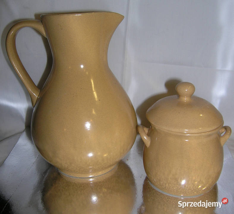 dzbanek i cukiernica ceramikaD dolnośląskie Bartków sprzedam
