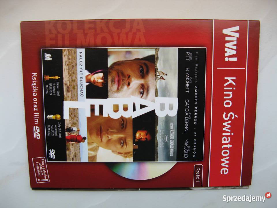 Babel DVD z książką Brad Pitt Cate Blanchett Filmy