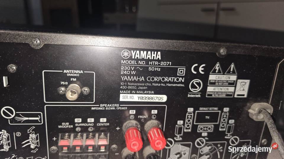 Yamacha HTR2071 Pasłęk