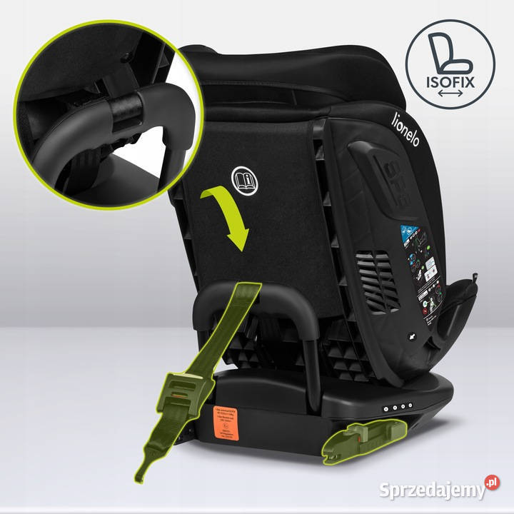 Fotelik samochodowy Lionelo Bastian RWF iSize ISOFIX Baranowo