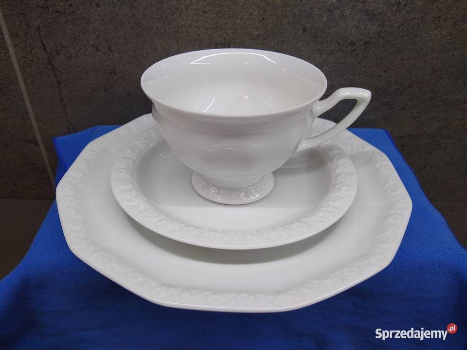 Filiżanka Rosenthal Biała Maria współczesna wielkopolskie