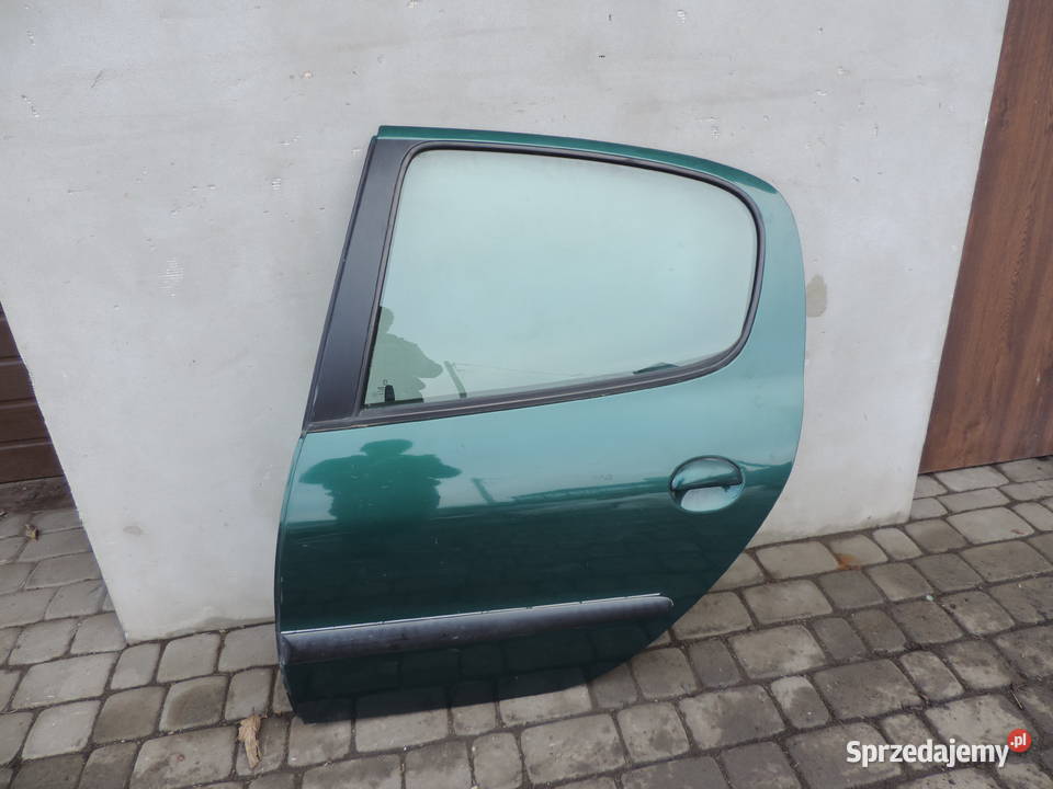 DRZWI LEWY TYŁ PEUGEOT 206 HB 5D Części samochodowe Nowy Sącz sprzedam