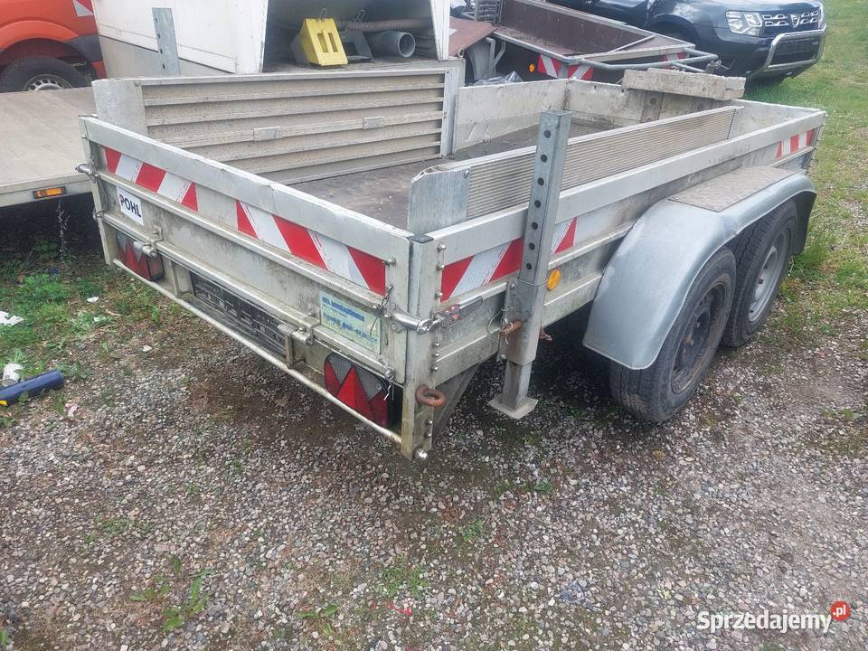 Przyczepa Koch 3 tony Dmc Alu burtowe Iwanowice