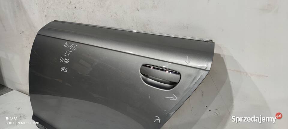 DRZWI LEWY TYŁ AUDI A6 C6 LY7G SEDAN AVANT osobowe Przystajń