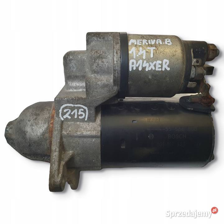 ROZRUSZNIK Opel Meriva B 14 T 55566800 Układ elektryczny, zapłon Chełm