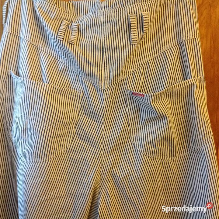 Ogrodniczki teddys damskie L na szelkach z Kraków