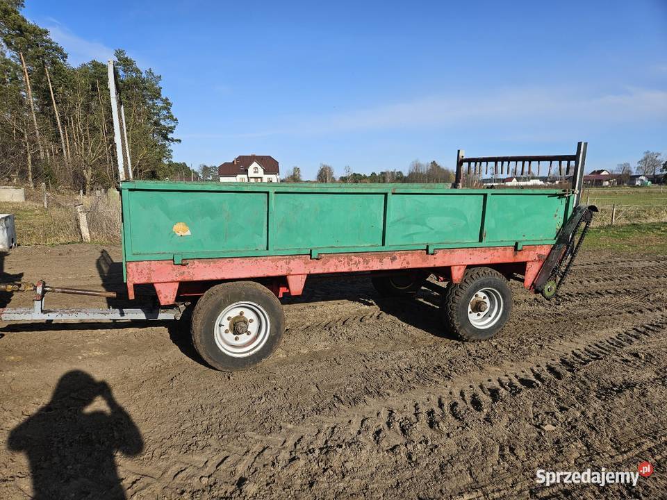 Rozrzutnik obornika dwuosiowy mazowieckie Łyse