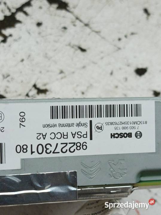 RADIO EU 9822730180 Citroen C3 III 20162024