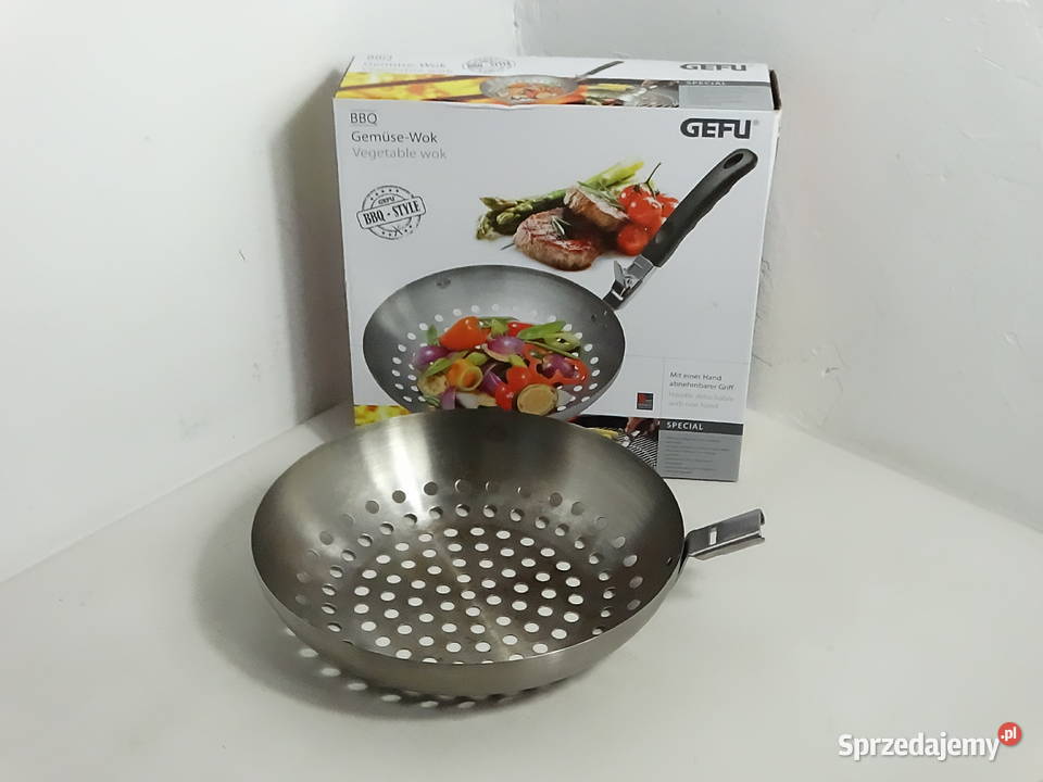 Wok do grillowania warzyw GEFU BBQ stal Biłgoraj