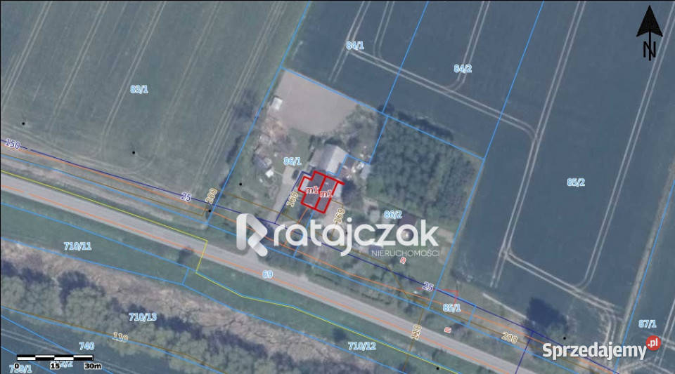 Grunt sprzedam Łaszka 2700m2 129zł/m2 Nieruchomości pomorskie sprzedam