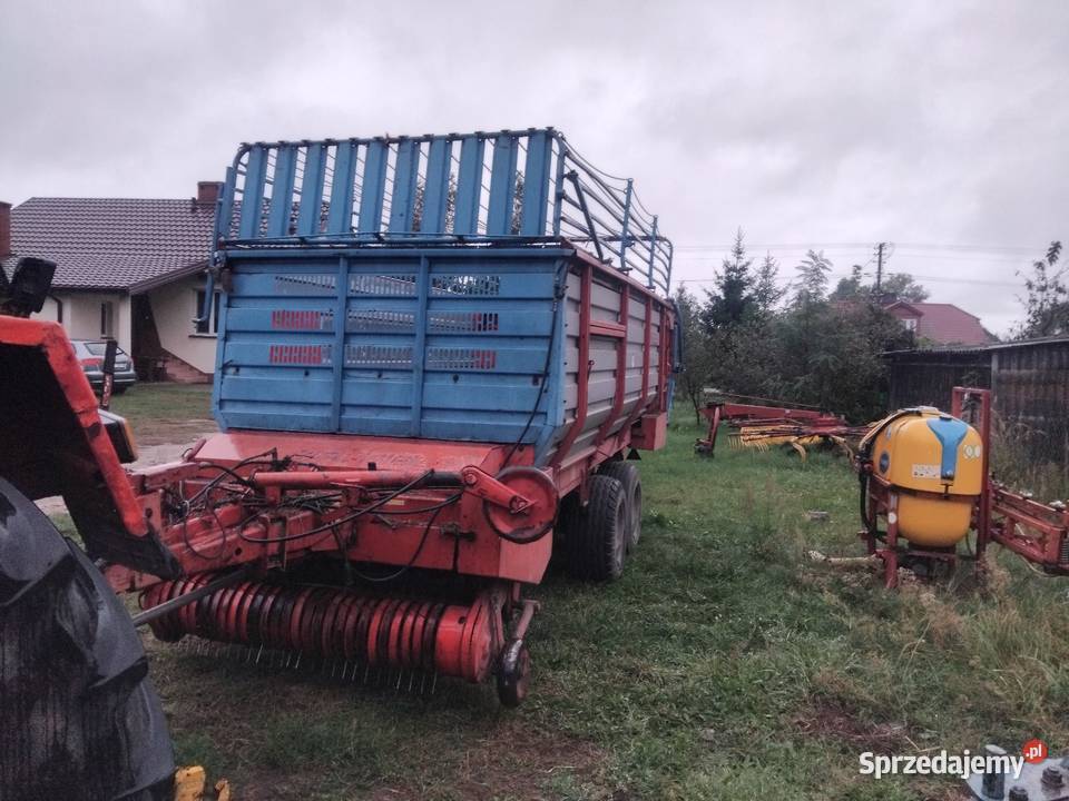 Przyczepa samozbierająca mengele nieuszkodzony Dąbrowica Mała
