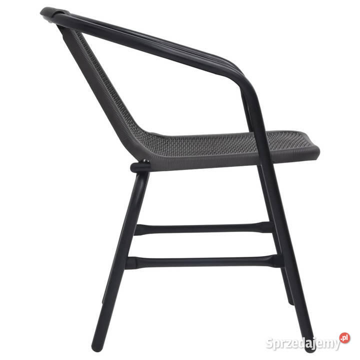 Krzesła ogrodowe 2 rattan PE i stal 110 WM312494 Warszawa sprzedam